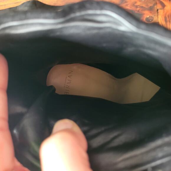 Alexandre Birman Slouch Booties Black Suede Sz 38 - Picture 3 of 5